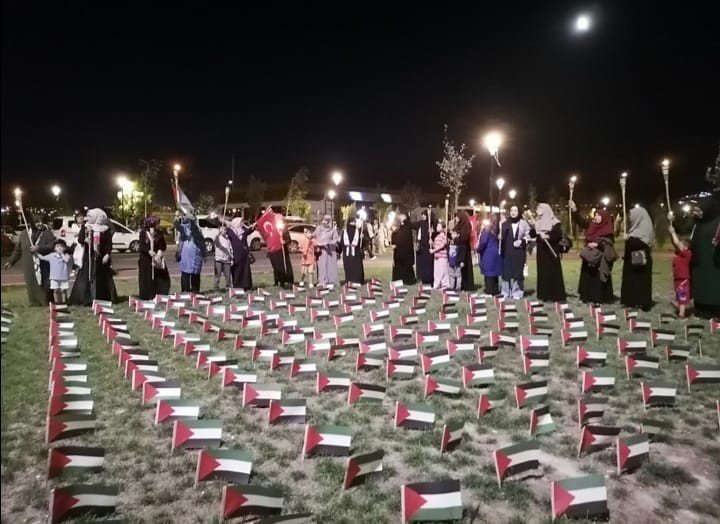 Filistin Dayanışma Etkinlikleri Millet Bahçesi’nde Devam Ediyor