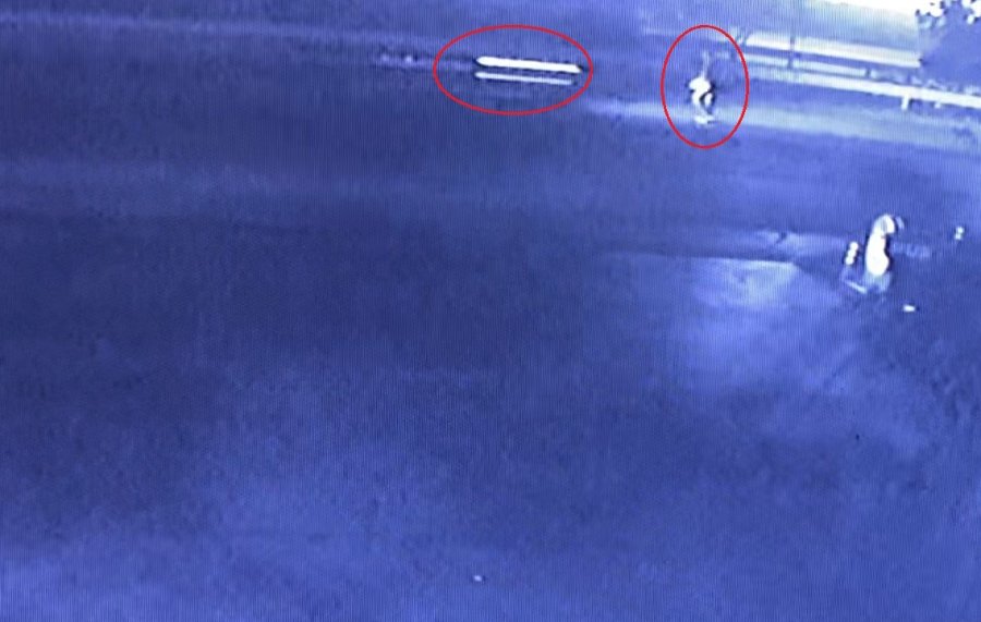 Yolun Karşısına Geçmeye Çalışan Yayanın Feci Ölümü Kamerada