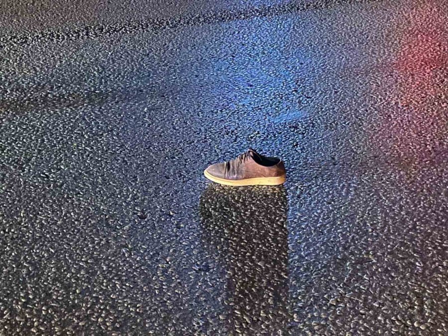 Yolun Karşısına Geçmeye Çalışan Yayanın Feci Ölümü Kamerada