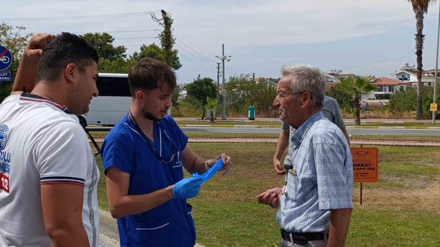 Hurdaya Dönen Araçtan Yara Almadan Kurtuldu