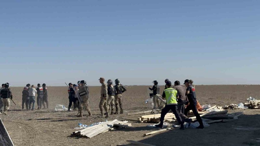 Aksaray’da Kaçak Yapılaşmada Olaylı Yıkım