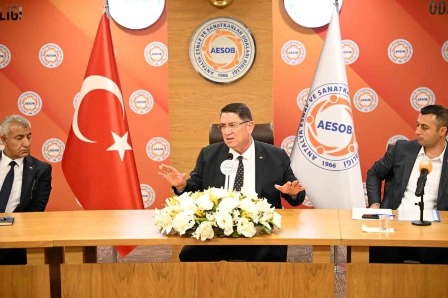 Antalya’da Ulaşım Esnafının Sorunları Masaya Yatırıldı