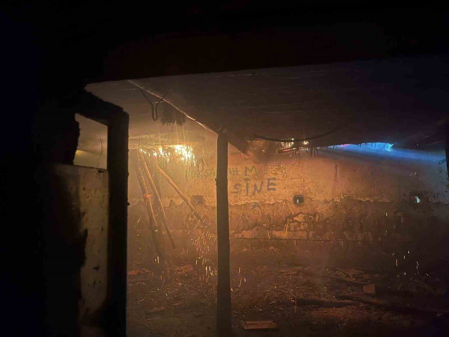 Kulu’da Evin Müştemilatında Yangın