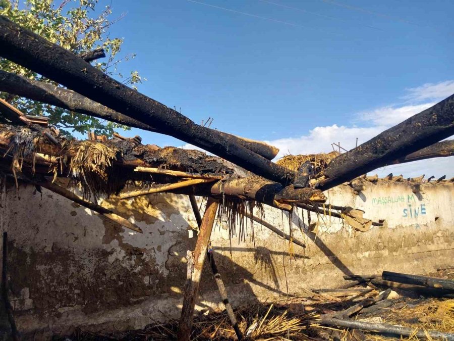 Kulu’da Evin Müştemilatında Yangın