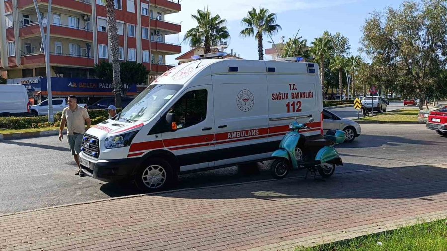 Manavgat’ta Trafik Kazası: 1 Yaralı
