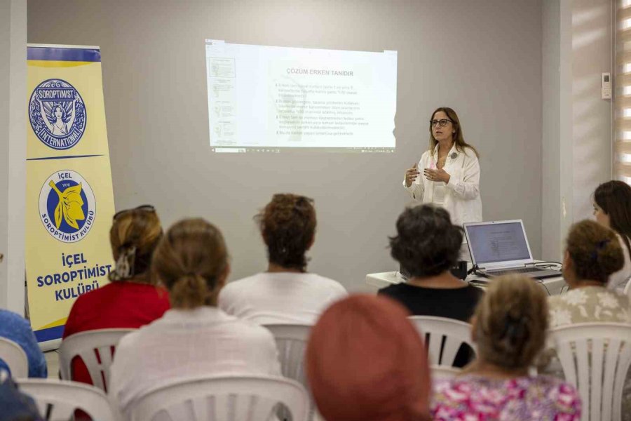 Mersin’de Kadınlar ’meme Kanseri’ Konusunda Bilgilendirildi