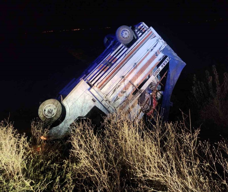 Kamyonet Şarampole Uçtu: 6 Yaralı