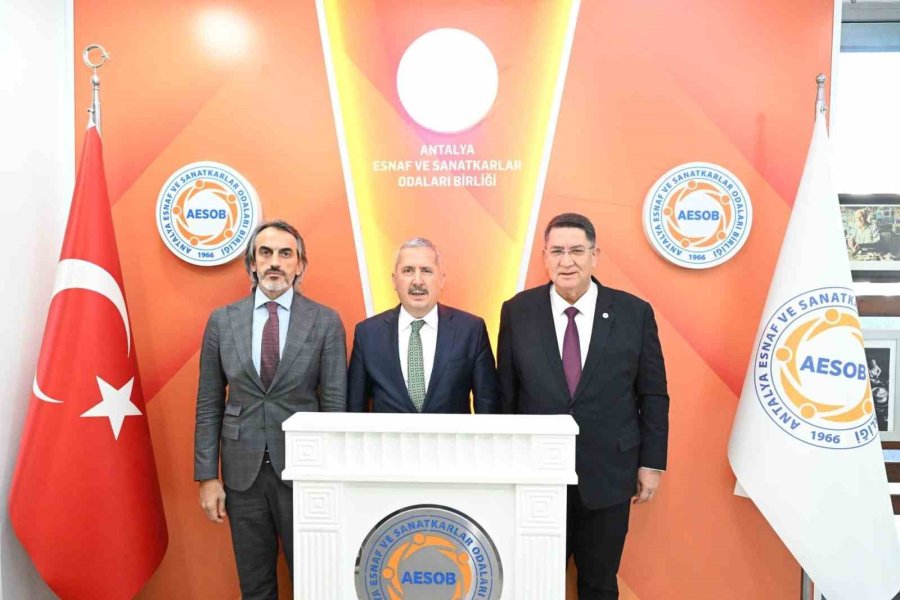 Antalya’da Esnafın Sıkıntıları Ve Talepleri Masaya Yatırıldı