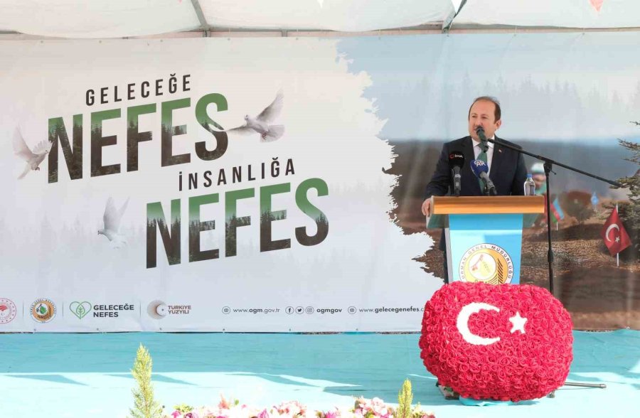 Mersin’de ’milli Ağaçlandırma Günü’nde 22 Bin Fidan Toprakla Buluştu