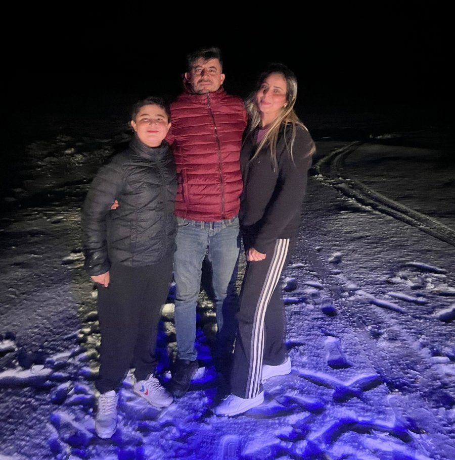 Mersin’in Yüksek Kesimlerinde Kar, Sahilde Yağmur Etkili Oldu