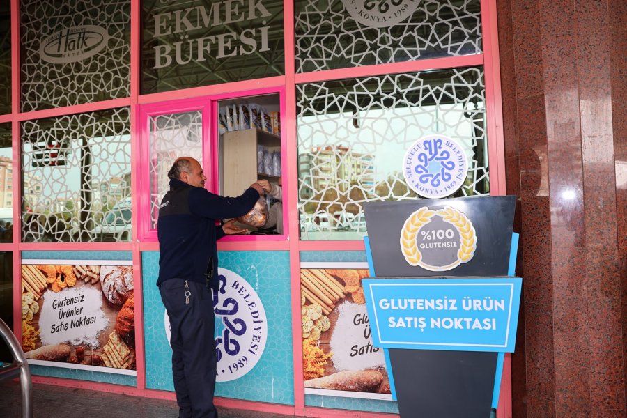 Selçuklu Belediyesi Glutensiz Satış Noktası Çölyak Hastalarının Tercihi Olmaya Devam Ediyor