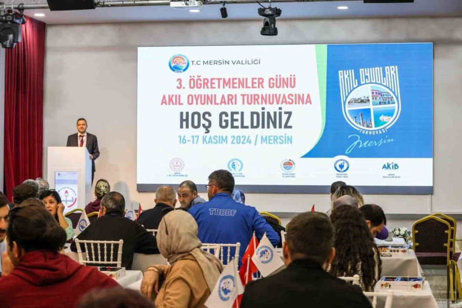 Türkiye Akıl Ve Zeka Oyunları Turnuvası Mersin’de Başladı
