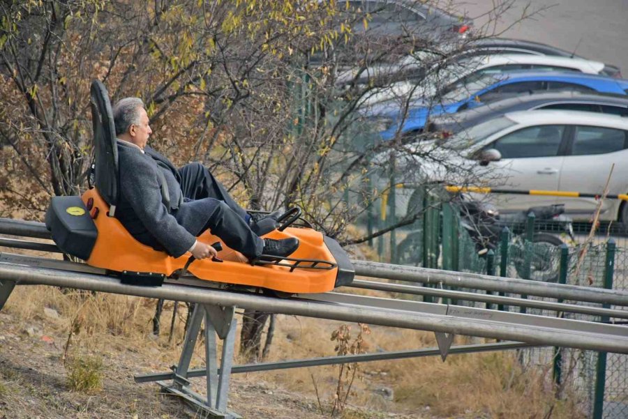 Talas Millet Bahçesi’ne ‘dağ Kızağı Parkuru’