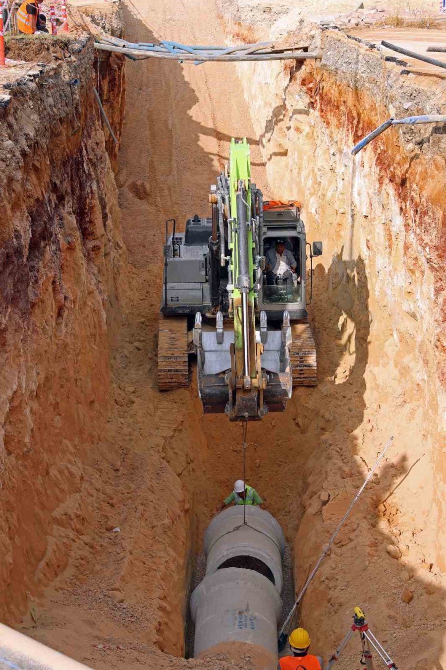 Aksu’da 40 Kilometrelik Kanalizasyon Çalışmasında Sona Yaklaşıldı