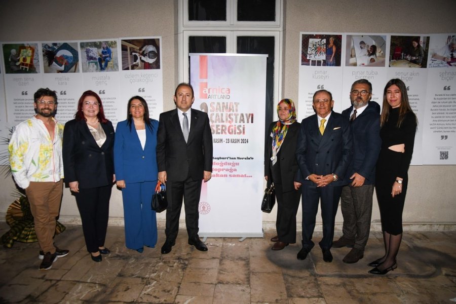 Mersin’de 3. Arnica Artland Sanat Çalıştayı Sergisi Açıldı