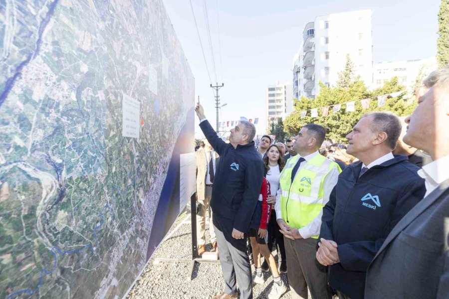 Mezitli İlçesi İçme Suyu Altyapı Projesi’nin Temeli Atıldı