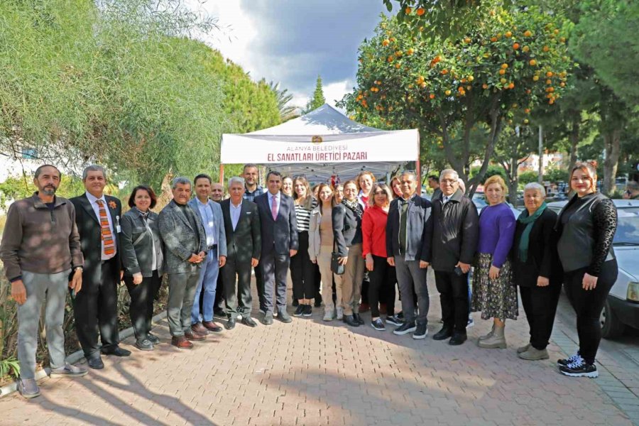 Alanya’da El Sanatları Üretici Pazarı Açıldı