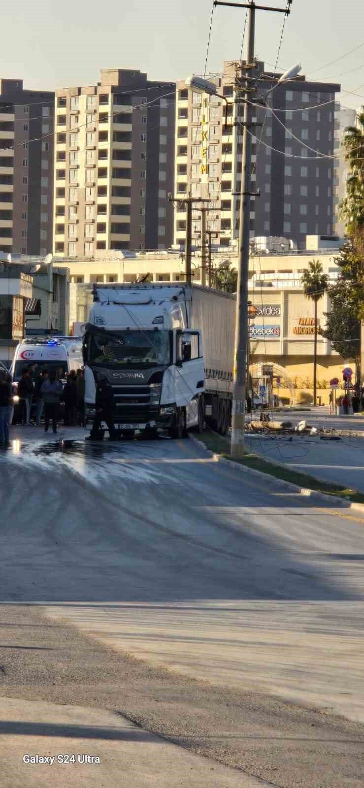 Tarsus’ta Trafik Kazası: 1 Yaralı