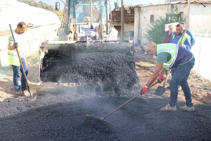 Asat’tan Kumluca’da Alt Yapı Sonrası Asfalt Çalışması