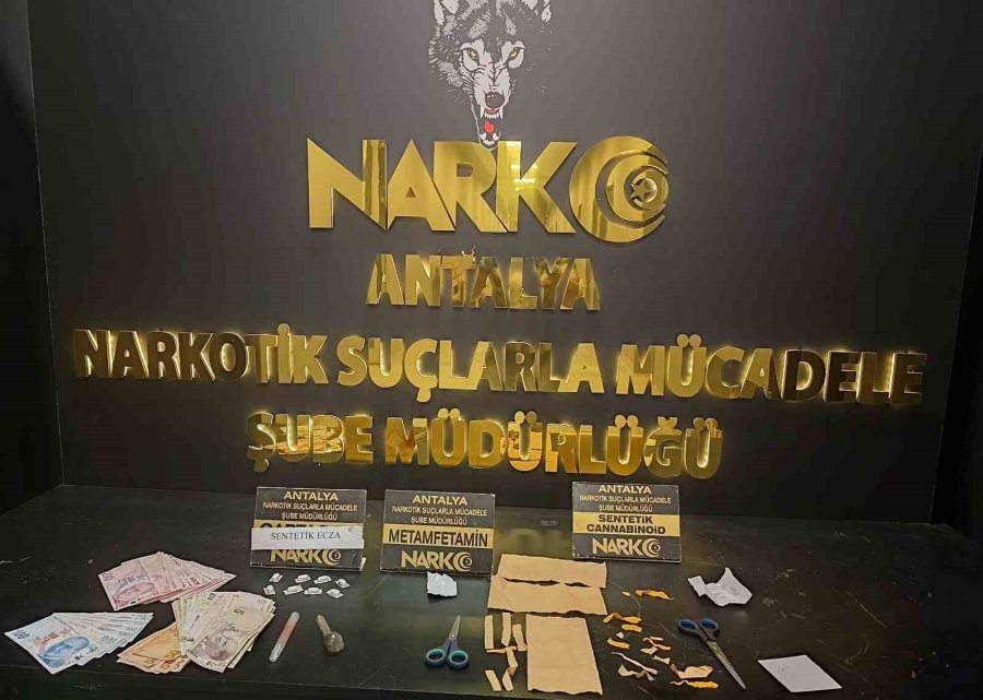 Antalya’da Eş Zamanlı Narkotik Operasyonu