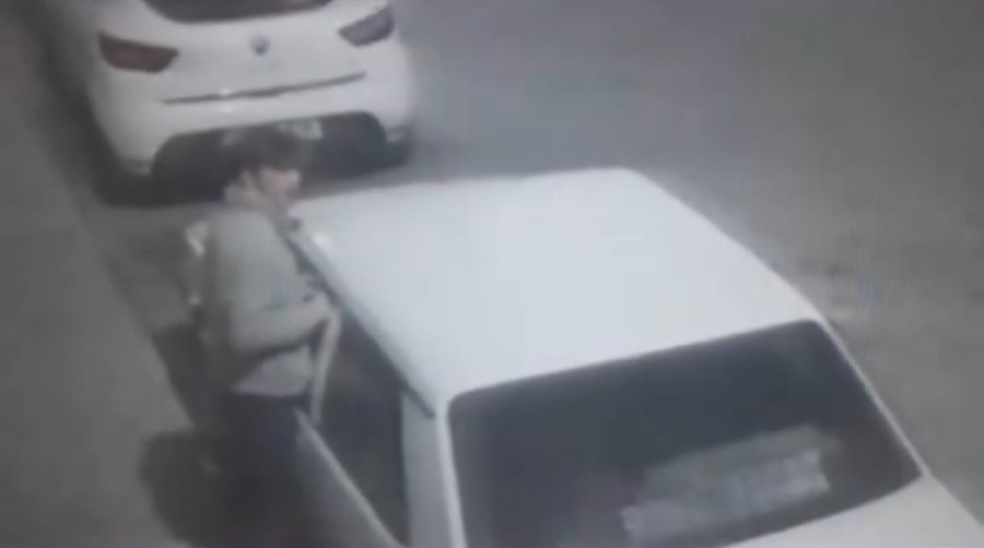 Oto Faresi Güvenlik Kamerasına Yakalandı