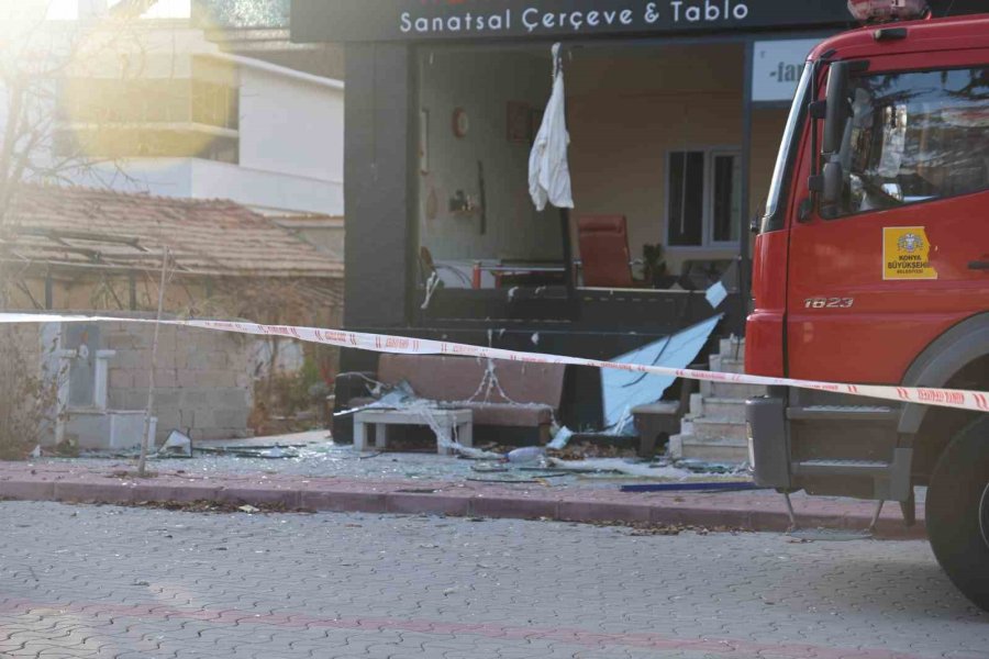 Gaz Sıkışması Sonrası İş Yerinde Patlama: 1 Yaralı