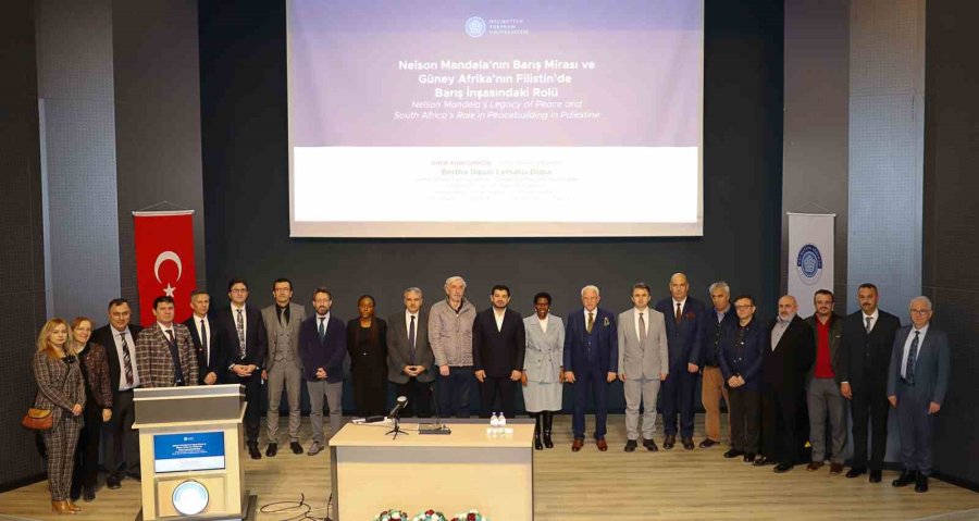 Büyükelçi Letsatsi-duba, Neü’de “nelson Mandela’nın Barış Mirası Ve Güney Afrika’nın Filistin’de Barış İnşasındaki Rolü’nü Anlattı