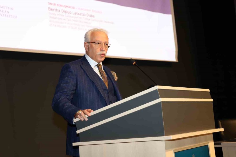 Büyükelçi Letsatsi-duba, Neü’de “nelson Mandela’nın Barış Mirası Ve Güney Afrika’nın Filistin’de Barış İnşasındaki Rolü’nü Anlattı