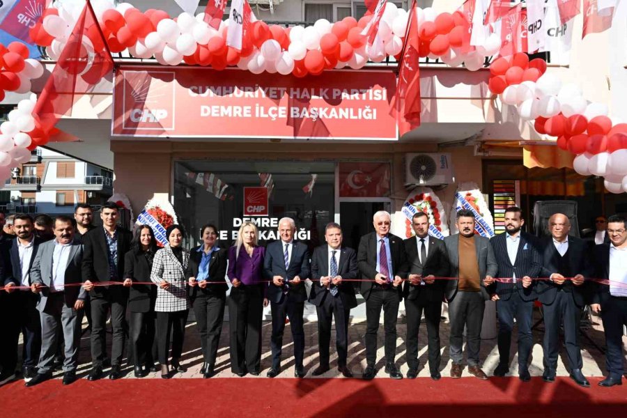 Başkan Böcek Demre’de Açılış Yaptı, İncelemelerde Bulundu