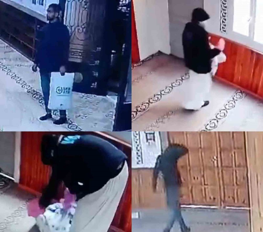 Gece Saklandığı Camide Kadın Kılığına Girip Hırsızlık Yaptı