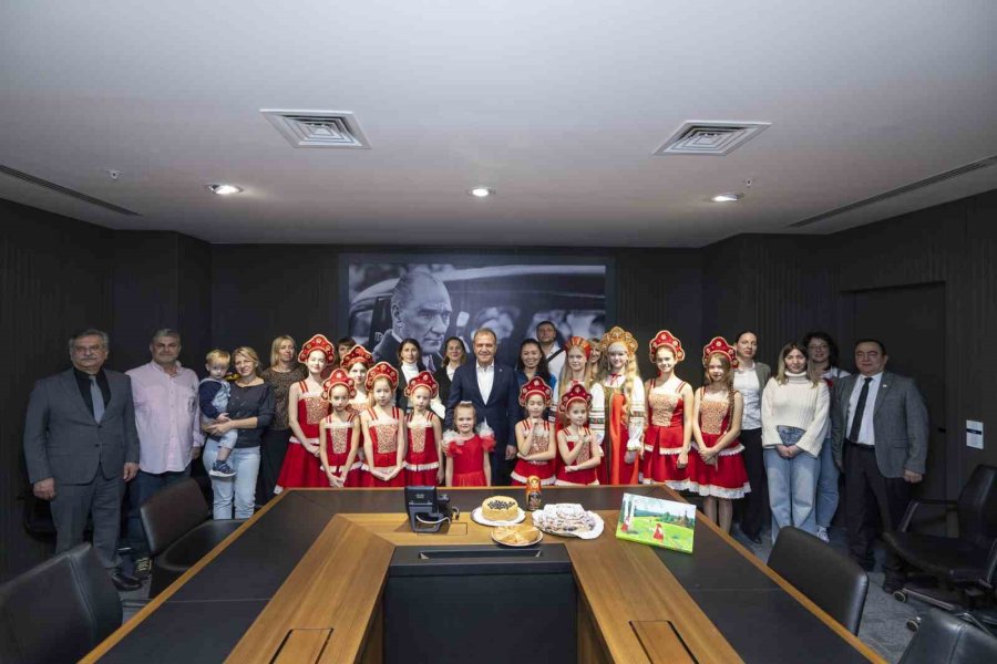 Rus Kültürü Eğitim Ve Bilim Derneği’nden Başkan Seçer’e Ziyaret