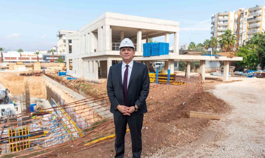 Başkan Özyiğit, İnşaatı Devam Eden 3 Projeyi Yerinde İnceledi