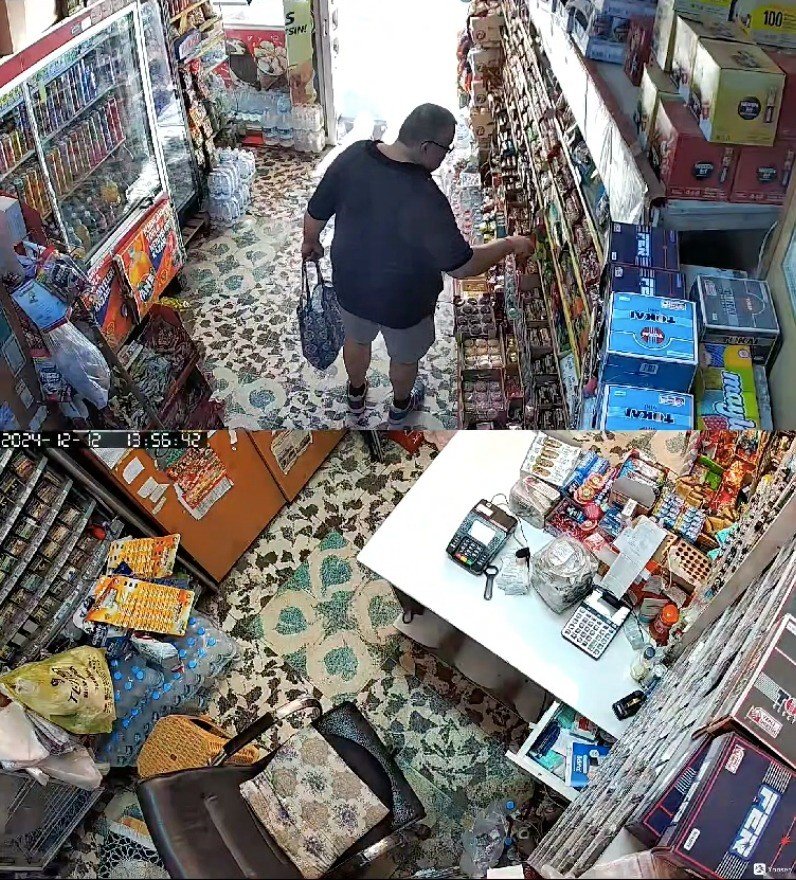 İşyeri Sahibi Namaz Kılarken Alman Turist Çantasını Doldurdu