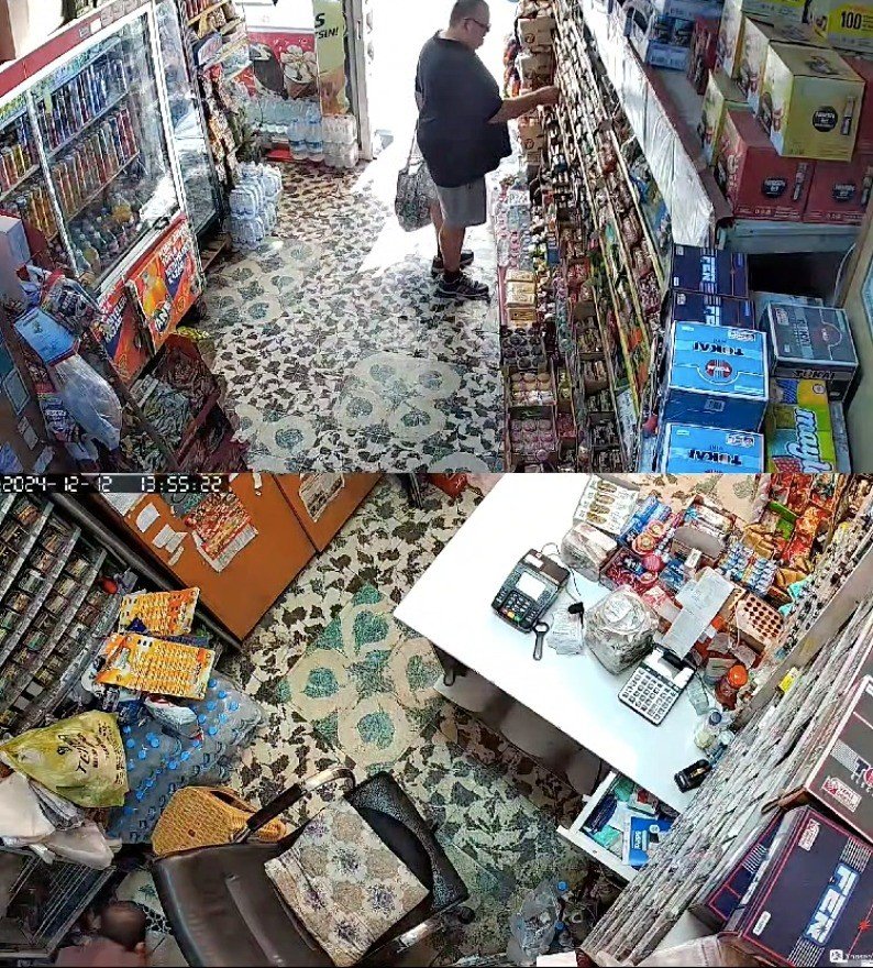 İşyeri Sahibi Namaz Kılarken Alman Turist Çantasını Doldurdu