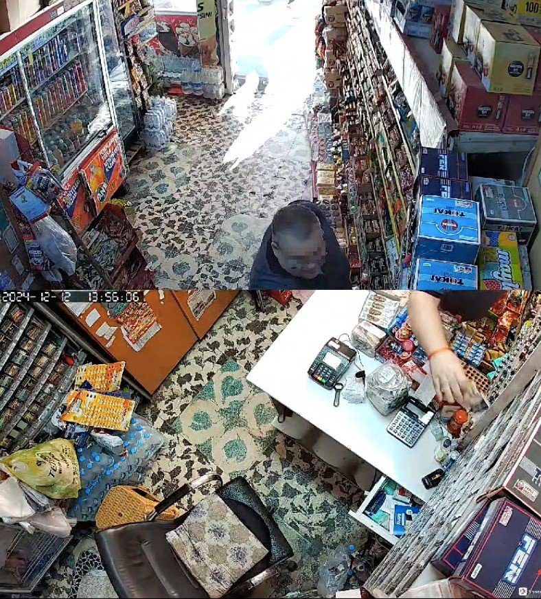 İşyeri Sahibi Namaz Kılarken Alman Turist Çantasını Doldurdu