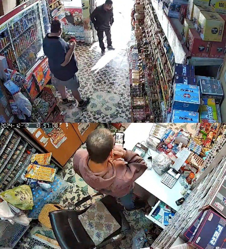 İşyeri Sahibi Namaz Kılarken Alman Turist Çantasını Doldurdu