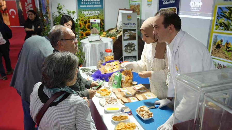 Mersin Tarım Fuarında Tarsus Belediyesi Standına Büyük İlgi