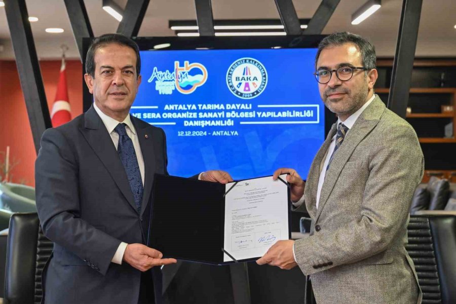 Antalya Ticaret Borsası, Baka Destekli Tarım Osb Kurulması İçin Harekete Geçti