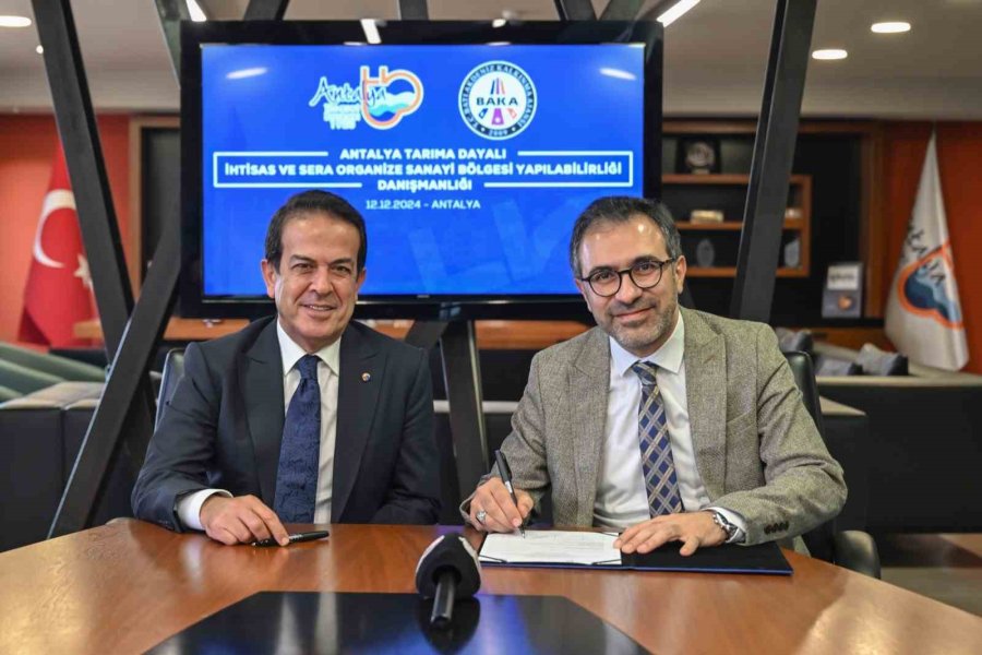 Antalya Ticaret Borsası, Baka Destekli Tarım Osb Kurulması İçin Harekete Geçti