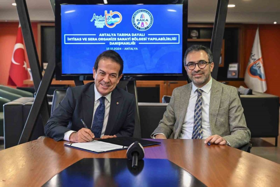 Antalya Ticaret Borsası, Baka Destekli Tarım Osb Kurulması İçin Harekete Geçti