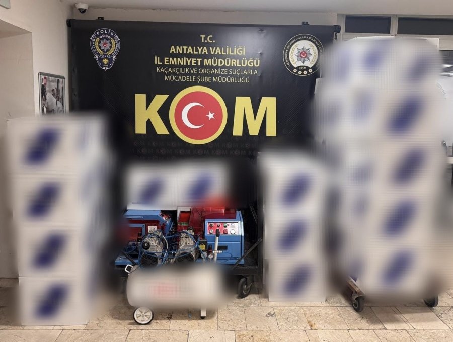 Antalya’da Yılbaşı Öncesi 1185 Litre Kaçak İçki Ele Geçirildi