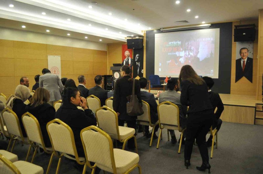 ’filistin’in Kayıp Nesli: Sessiz Çığlıklar’ Sergisi Büyükelçi Mustafa’nın Katılımıyla Açıldı