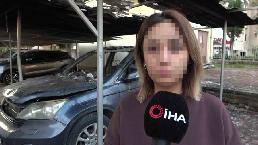 Genç Kadına ’kundaklama’ Şoku: Ailesinin Aracı Alev Alev Yandı