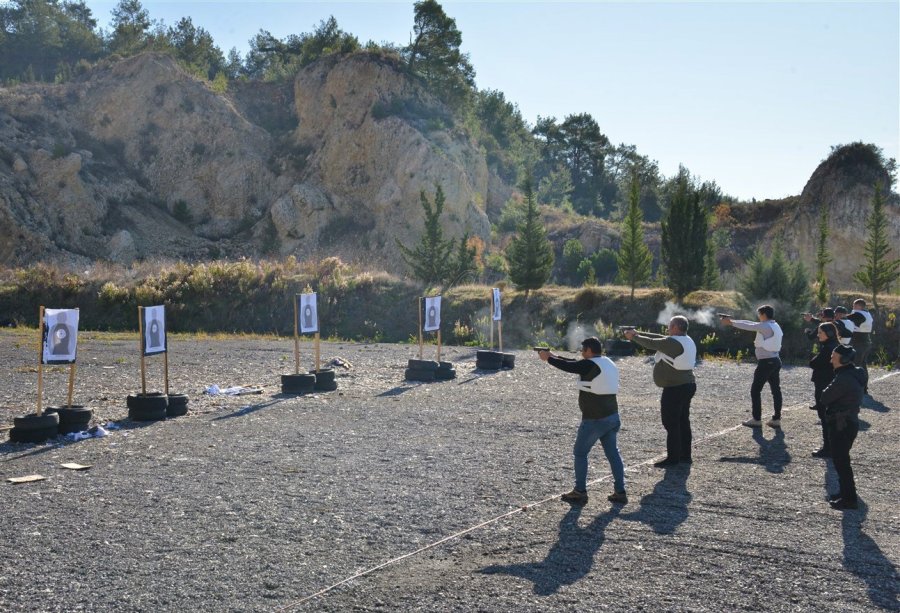 Mersin’de Orman Muhafaza Memurlarına ’silah Eğitimi’ Verildi