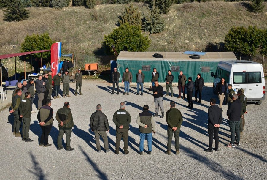 Mersin’de Orman Muhafaza Memurlarına ’silah Eğitimi’ Verildi