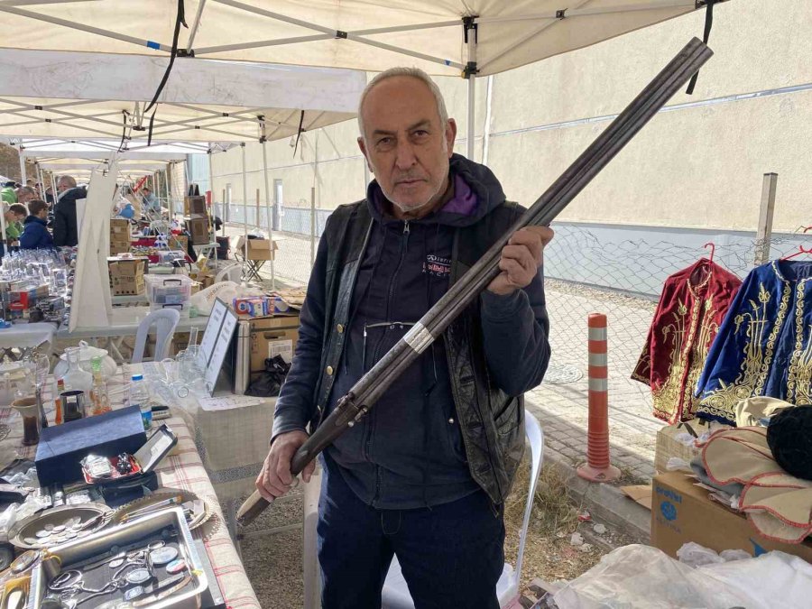 Yaklaşık 150 Yıllık Antika Tüfek Halen Çalışır Vaziyette