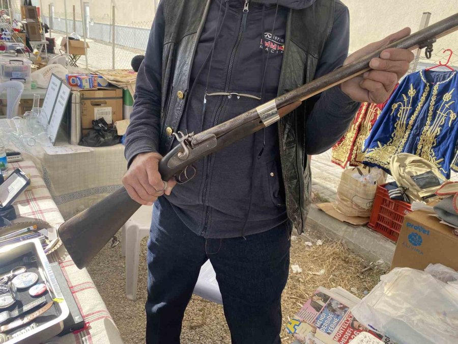Yaklaşık 150 Yıllık Antika Tüfek Halen Çalışır Vaziyette