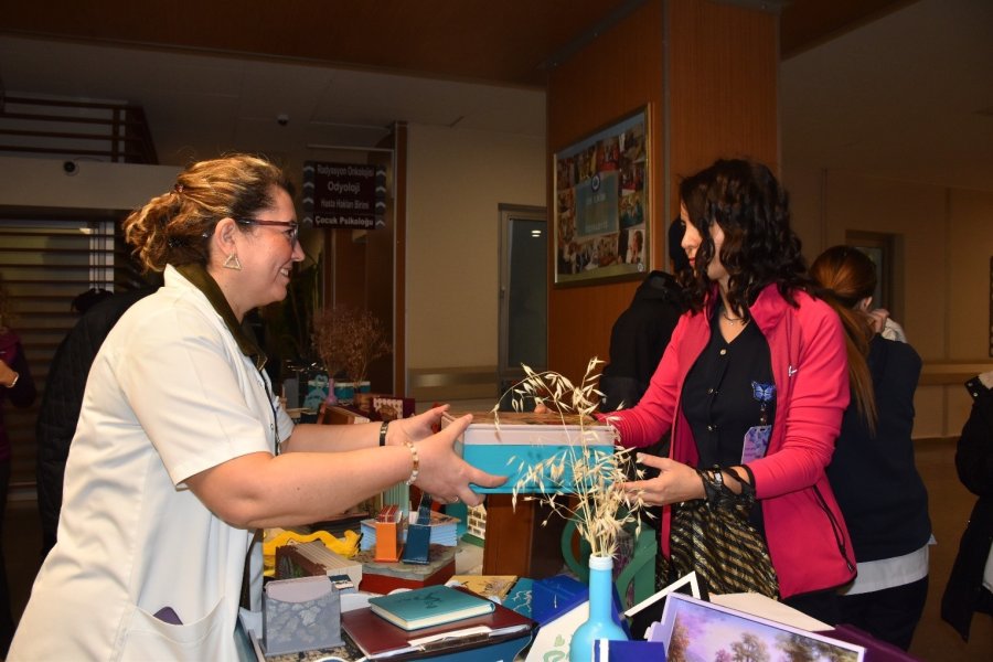 Esogü Hastanesi’nde Uğraş Tedavisi Ve El Sanatları Sergisi Açıldı