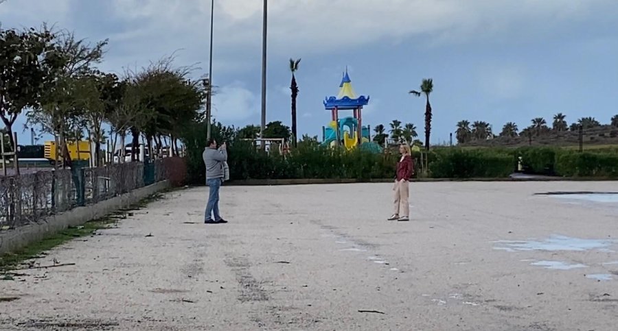 Antalya’da Gökkuşağı Görsel Şölen Oluşturdu