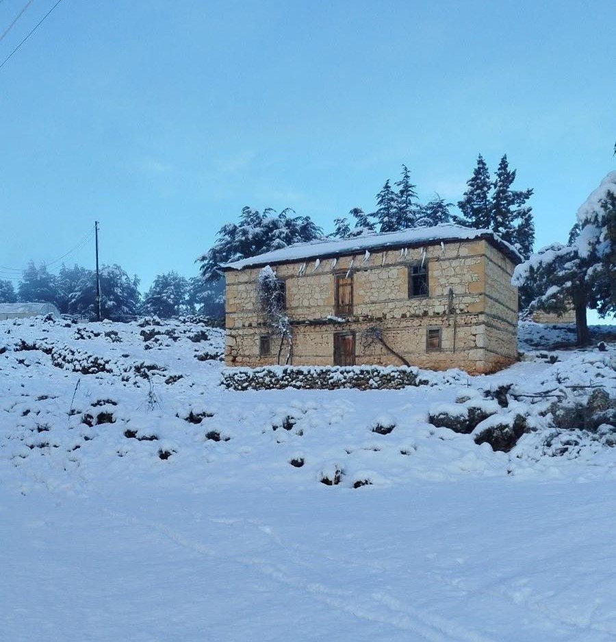 Mersin’de Yaylalar Karla Kaplandı